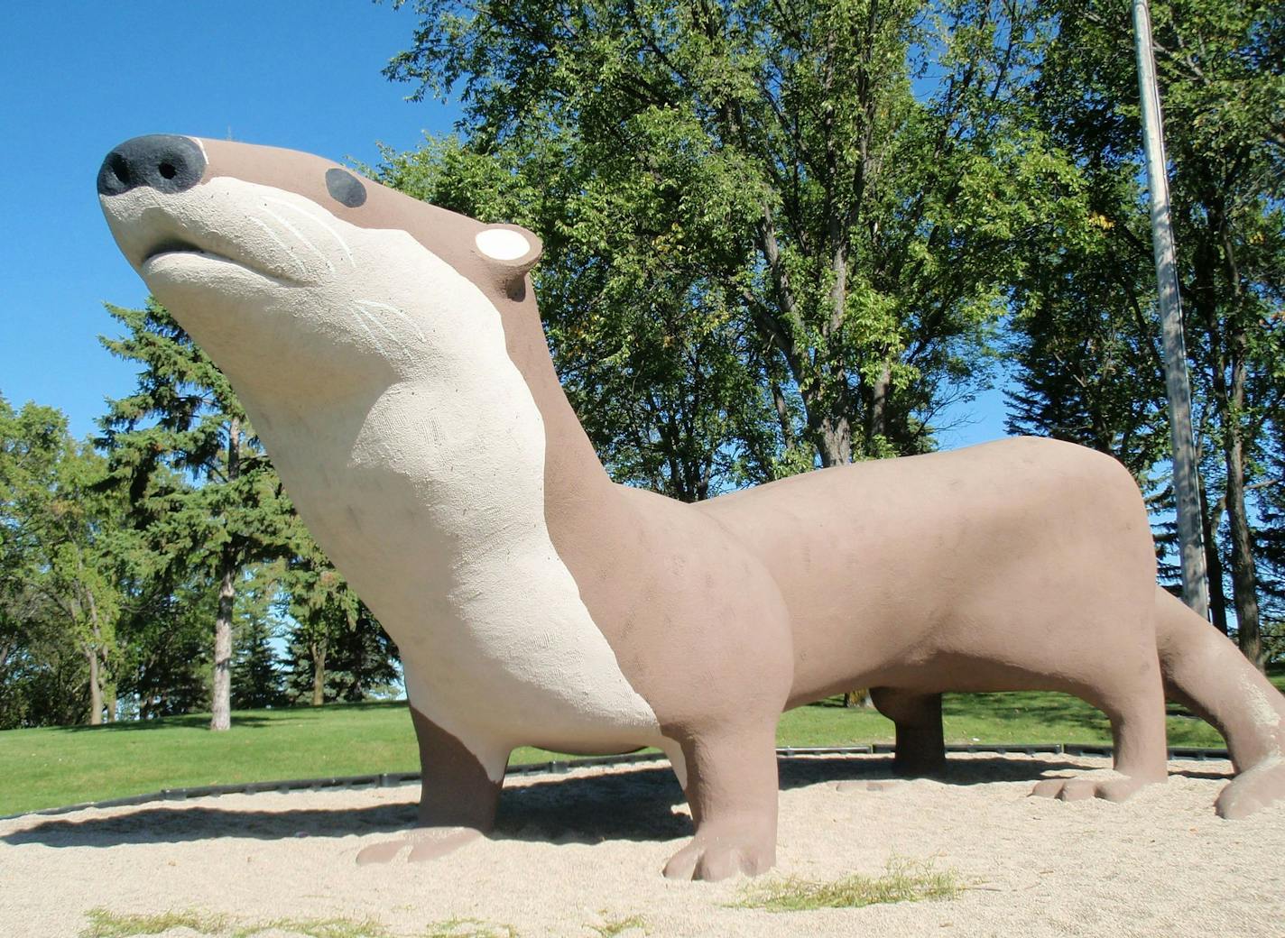 The 150-foot Otto the Otter is a symbol of Otter Tail County.