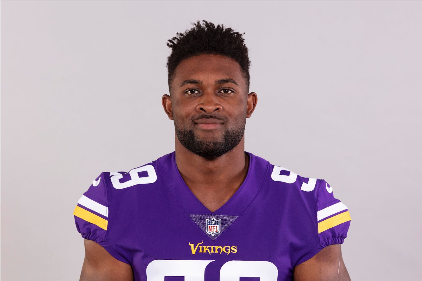 This is a photo of Danielle Hunter of the Minnesota Vikings NFL football team. This image reflects the Minnesota Vikings active roster as of Tuesday, June 29, 2021. (AP Photo)