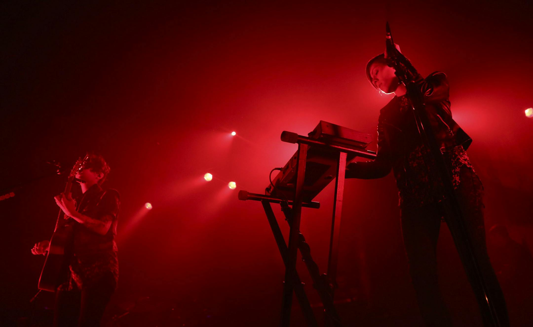 Tegan and Sara performed at First Ave. in Minneapolis , Min.,Wednesday, March 6, 2013. ] (KYNDELL HARKNESS/STAR TRIBUNE) kyndell.harkness@startribune.com