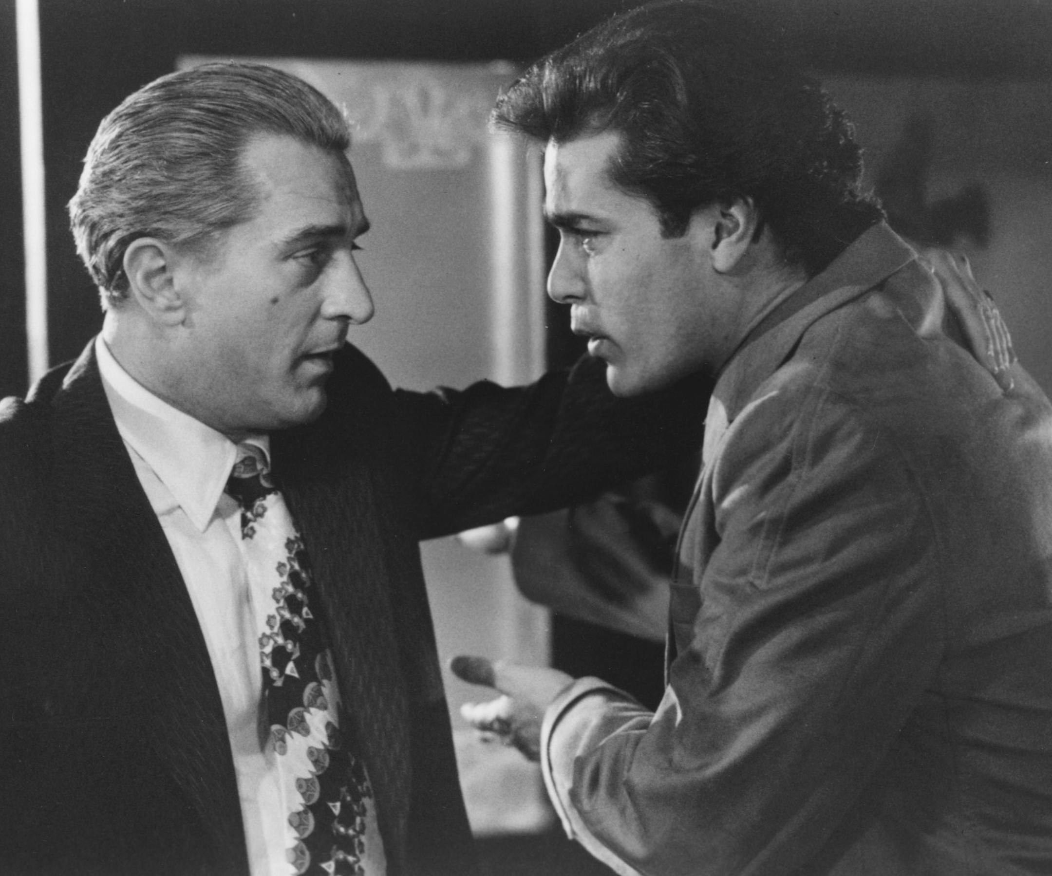 Robert De Niro and Ray Liotta in "goodfellas"