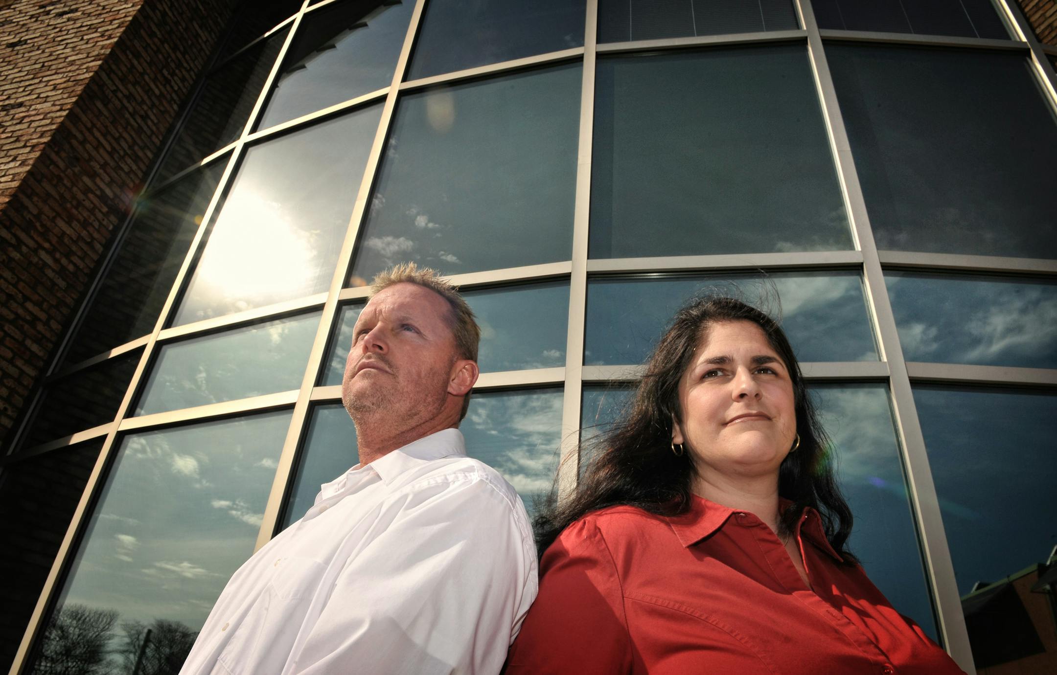 Jaimie Heipel and Diana McKeown of the Green Institute.