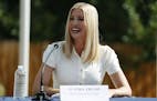 Presidential advisor Ivanka Trump speaks during a news conference at the Bright Beginnings Learning Center early Friday, July 24, 2020, in Greenwood V