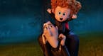Dracula (voiced by Adam Sandler) and Jonathan (voiced by Andy Samberg) in "Hotel Transylvania 2." (Photo courtesy Sony Pictures Animation/TNS) ORG XMI