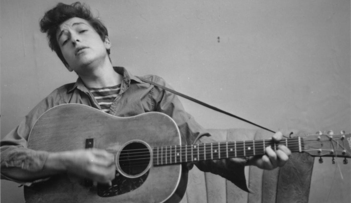 Singer, songwriter, musician Bob Dylan. CBS handout photo from the early 1960s. ORG XMIT: MIN2013012215394496