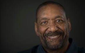 Former Vikings defensive end Jim Marshall at his St. Louis Park home in 2018.
