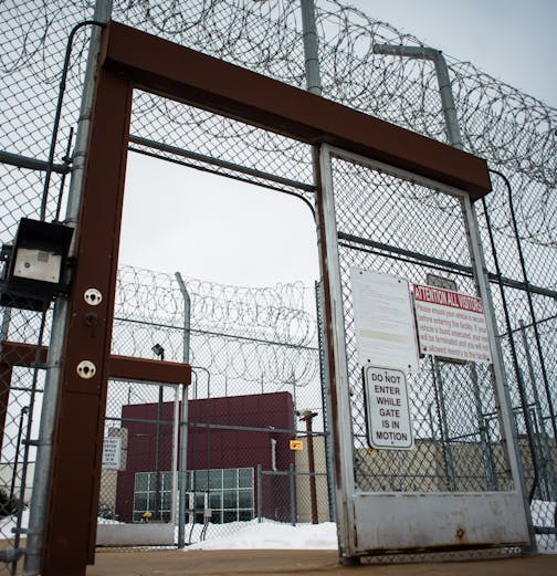 The prison is located just south of Appleton's commercial and residential district. ] Mark Vancleave - mark.vancleave@startribune.com * Prairie Correctional Facility in Appleton, Minn. has been vacant for six years. CCA staff gave the Star Tribune a tour of the facility on Feb. 9, 2016.