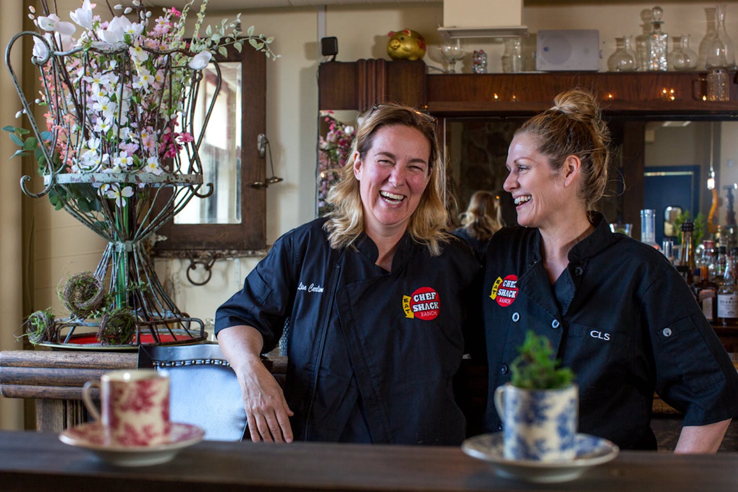 Chef Shack co-owners and chefs Lisa Carlson and Carrie Summer.