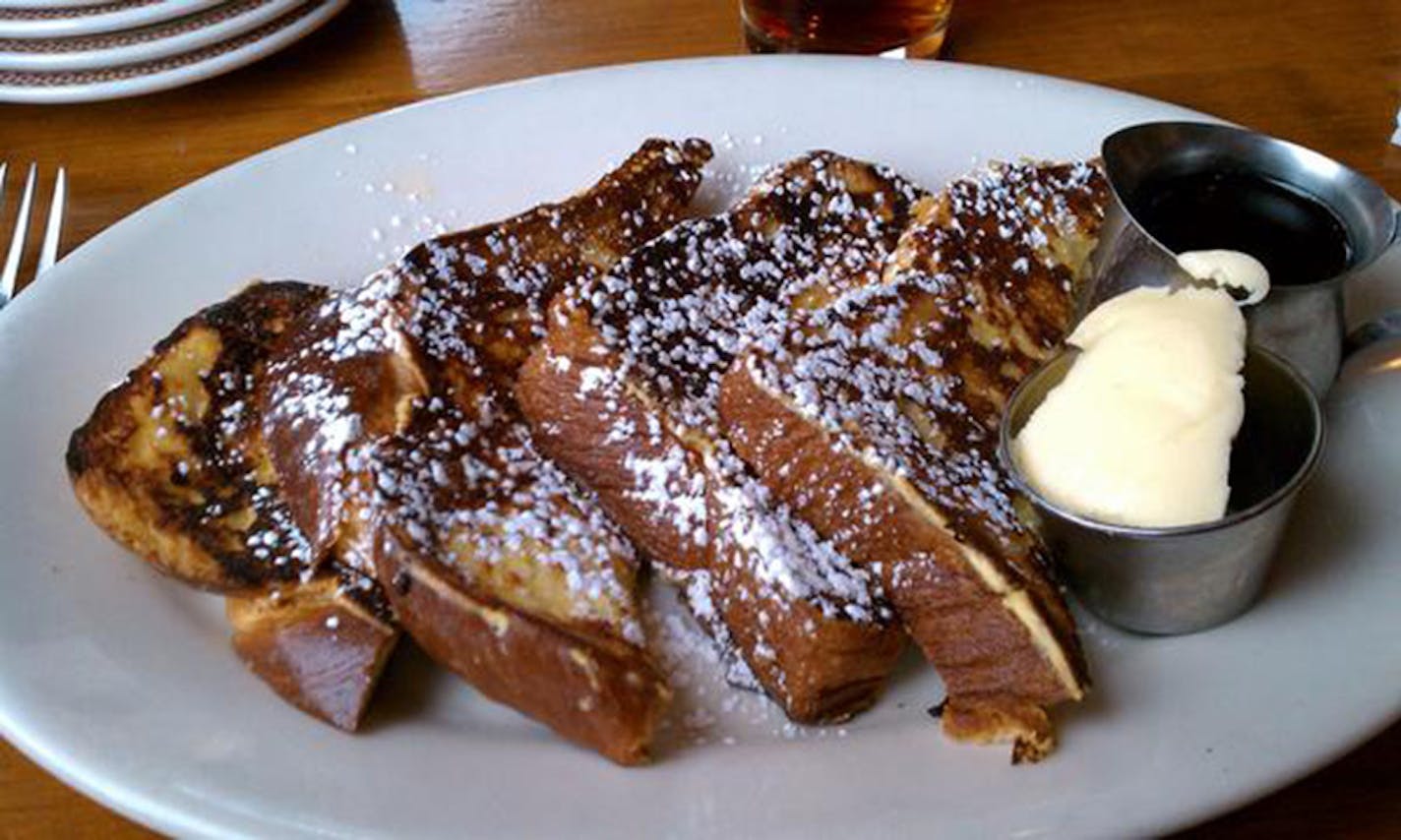 Rye Deli's Challah French Toast, by Rick Nelson.