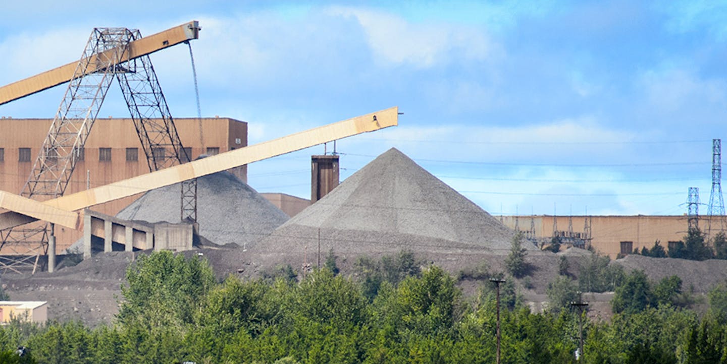 This photo taken Aug. 26, 2014, shows the Minntac taconite mine plant in Mountain Iron, Minn. U.S. Steel plans to idle part of its Minntac plant in Mountain Iron, resulting in layoffs for about 680 workers. (AP Photo/Star Tribune, Glen Stubbe) MANDATORY CREDIT; ST. PAUL PIONEER PRESS OUT; MAGS OUT; TWIN CITIES LOCAL TELEVISION OUT ORG XMIT: MIN2015033114271938 ORG XMIT: MIN1504211538374264