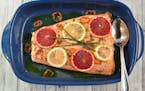 Slow-Roasted Citrus Ginger Salmon. Photo by Meredith Deeds * Special to the Star Tribune