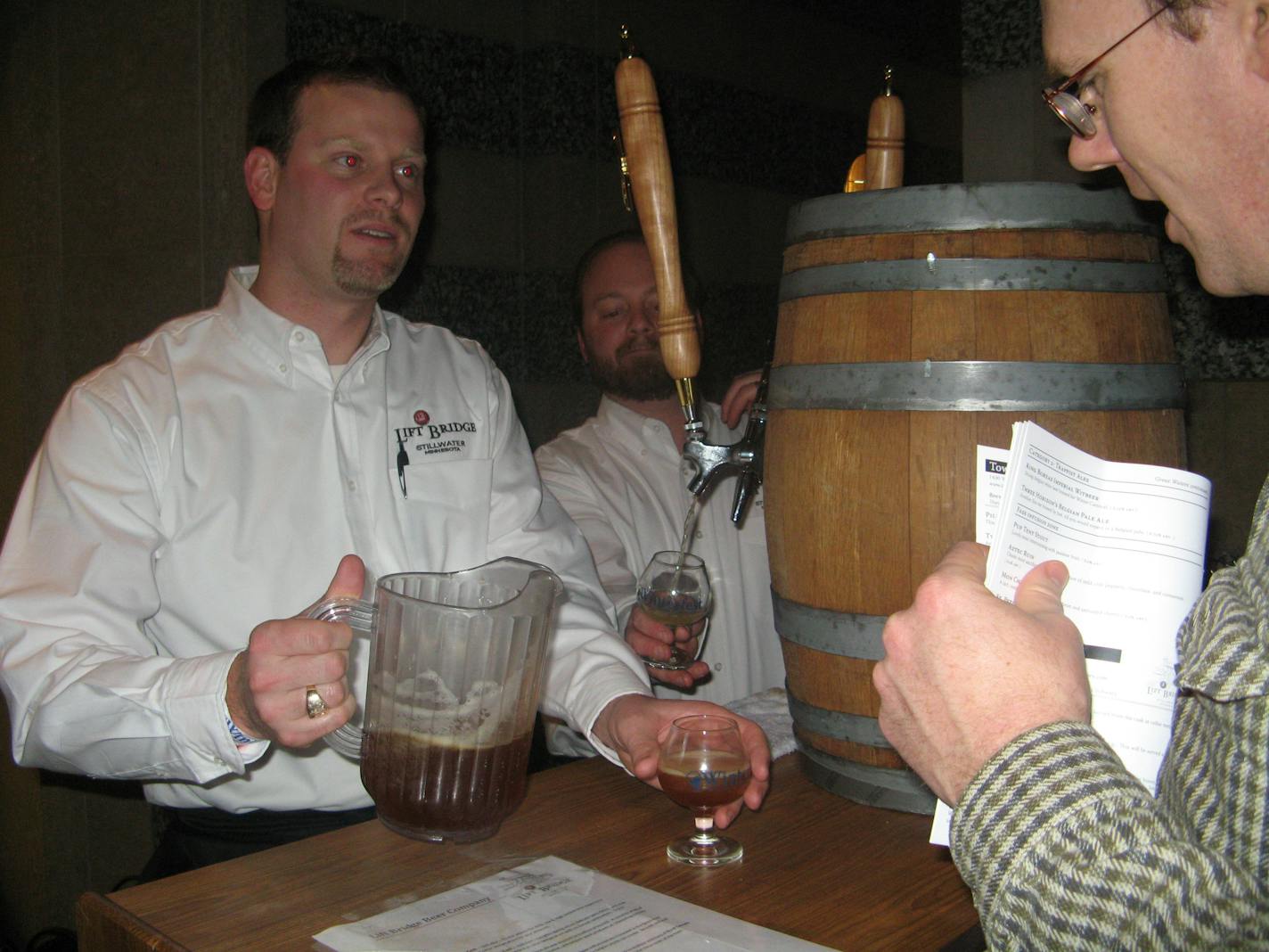 Stillwater's Lift Bridge Beer Co. was among 18 Minnesota craft brewers pouring product at Winterfest last Friday.