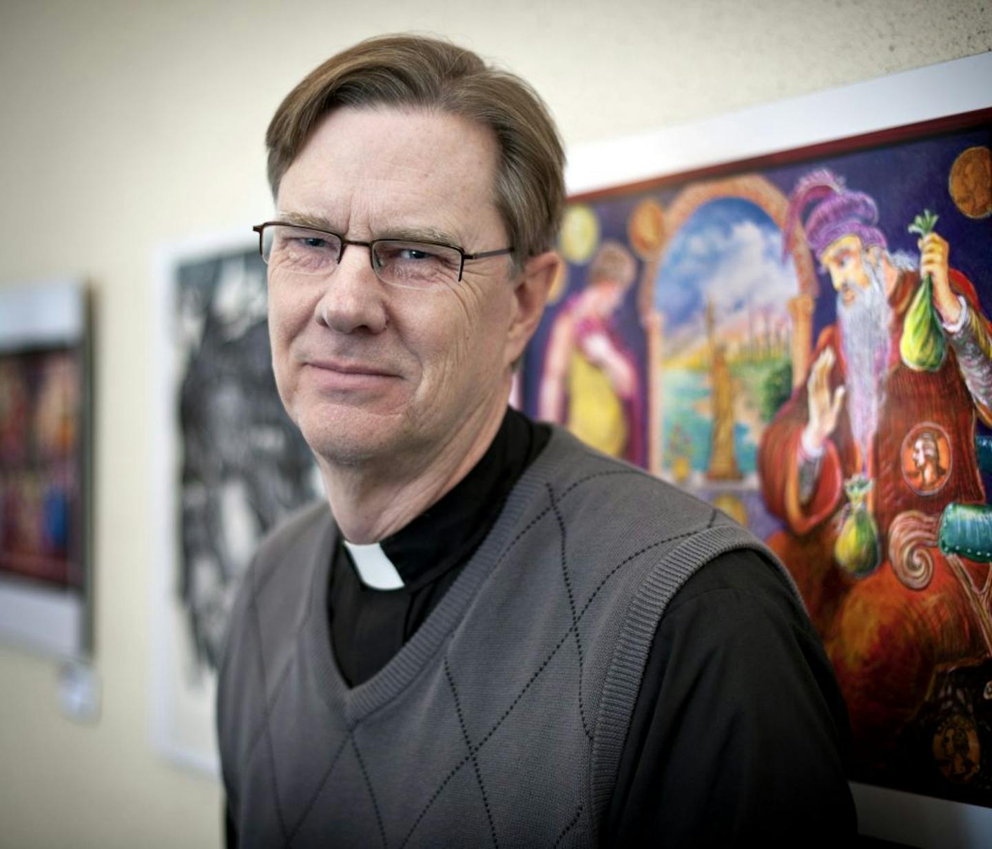 The Rev. Peter Geisendorfer-Lindgren, pastor of the Lord of Life Lutheran Church in Maple Grove