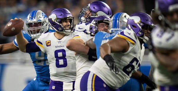 Kirk Cousins’ strong performance wasn’t enough as the Vikings lost in Detroit on Sunday.