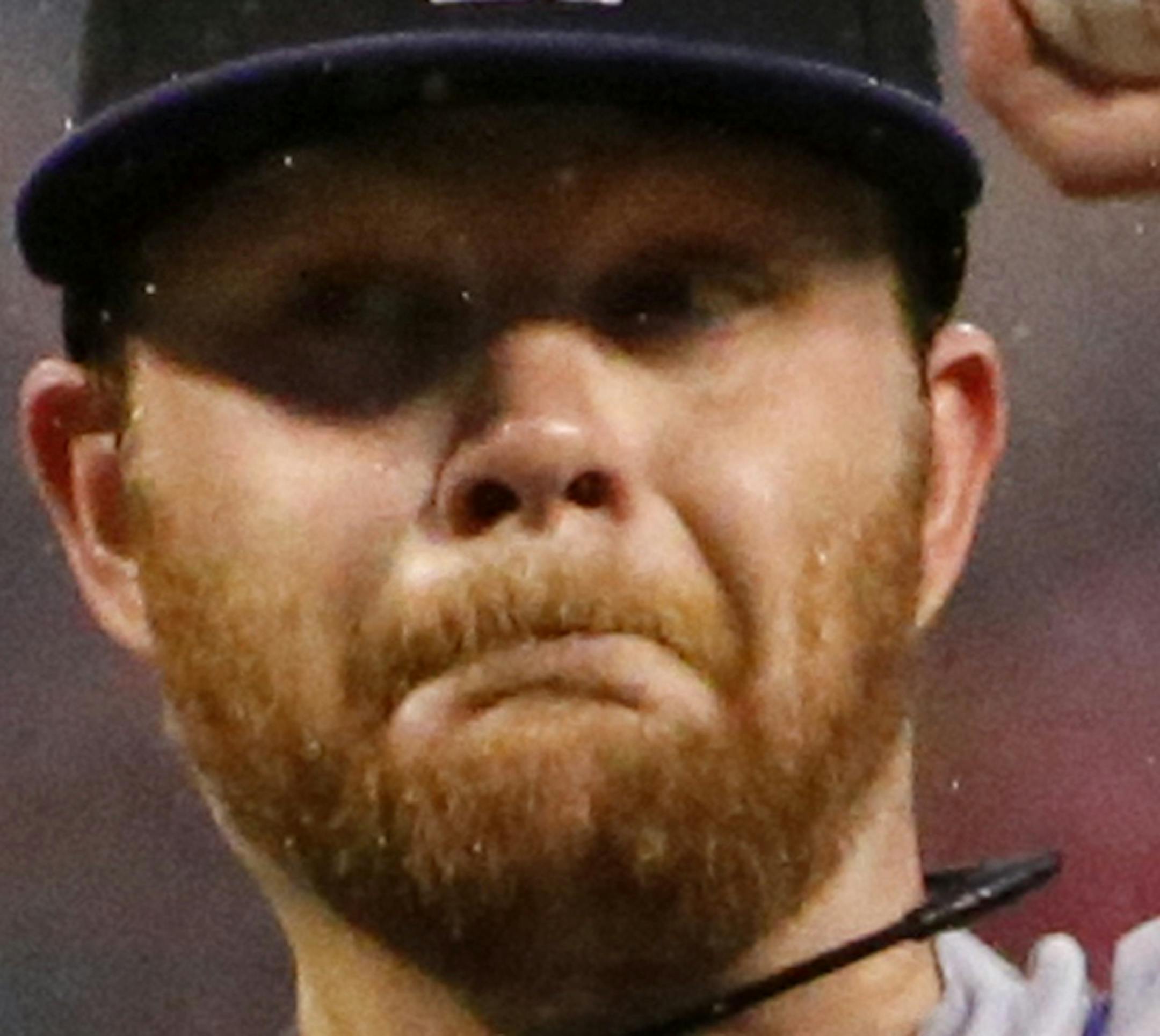 Colorado Rockies starting pitcher Brett Anderson