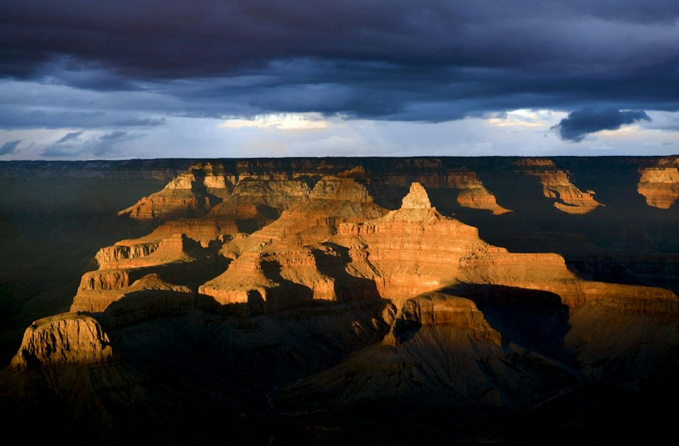 FILE -- The walls at the Grand Canyon in Arizona, Feb. 23, 2009. A new report released Nov. 29, 2012 on the Grand Canyon's underlying rocks concludes that it is more than 60 million years old — more than ten times as old as previously thought.