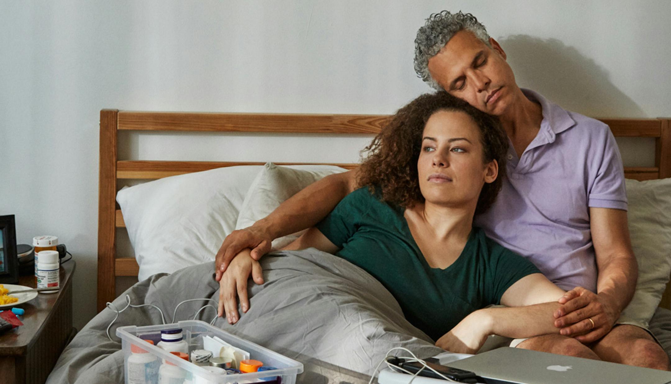 Jennifer Brea and Omar Wasow in "Unrest." (Jason Frank Rothenberg) ORG XMIT: 1212606