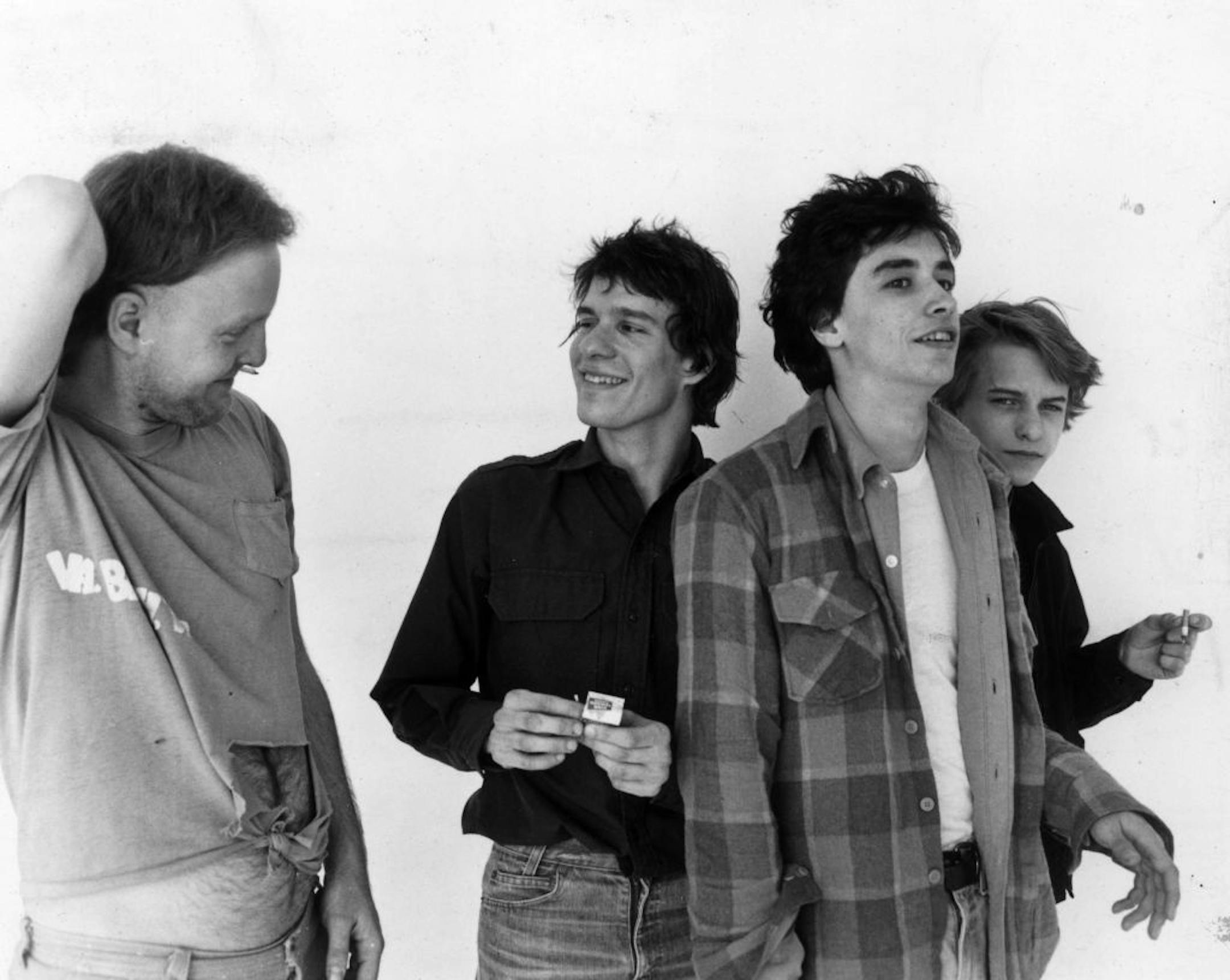 The Replacements in 1984: Bob Stinson, Paul Westerberg, Chris Mars, and Tommy Stinson.