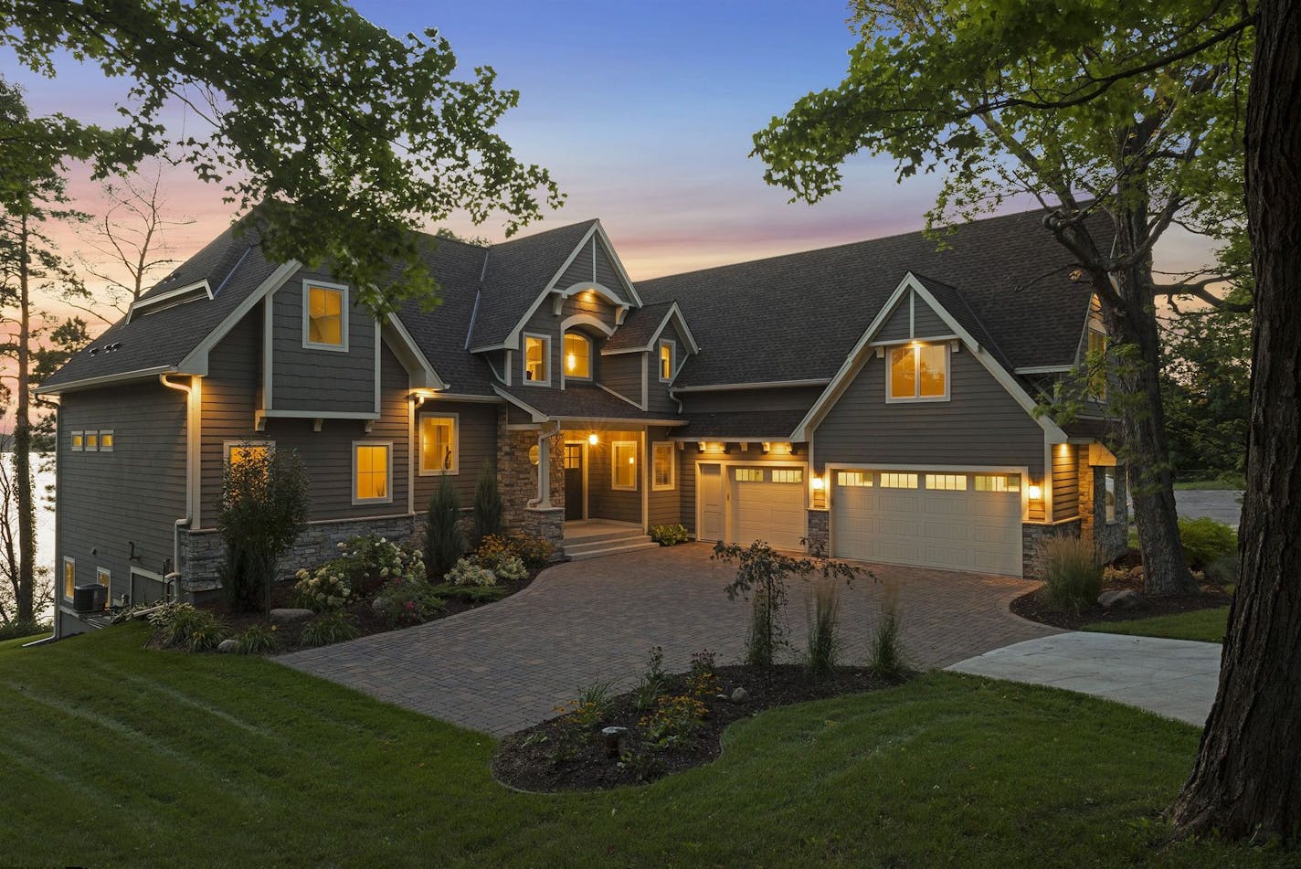 The house in Minnetrista was built in 2014.