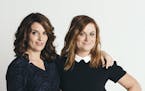 Tina Fey and Amy Poehler in Los Angeles, Nov. 7, 2015.