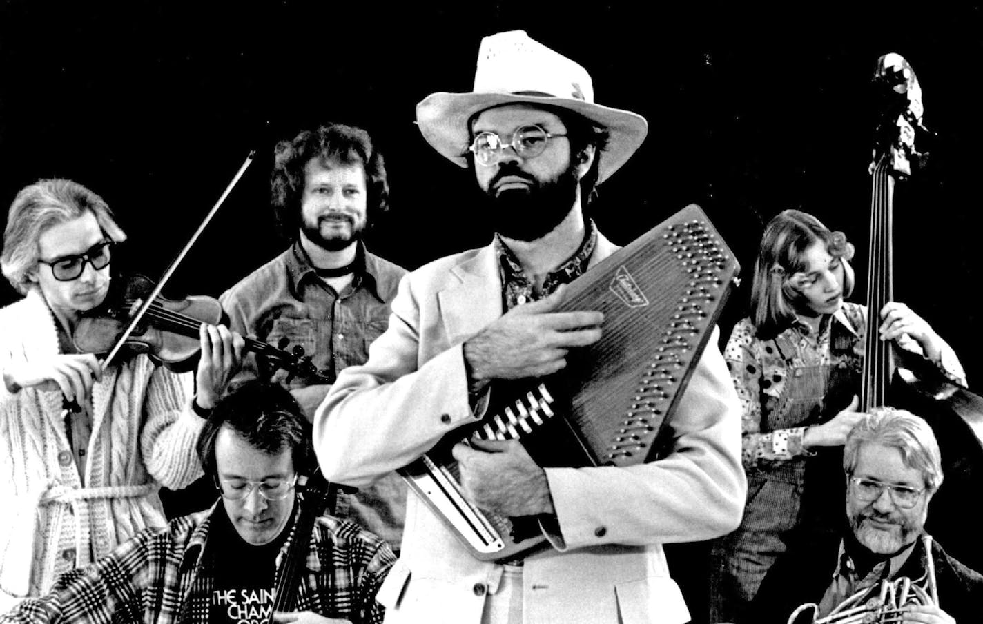 February 5, 1978 Companions added Garrison Keillor and the Powdermilk Biscuit Band will join with the St. Paul Chamber Orchestra for a special &#xec;Prairie Home Companion&#xed;&#xed; show to be broadcast live from Northrop Auditorium Feb. 25. The stage show begins at 7:30 p.m., the broadcast at 8 p.m. The program will feature the world premiere of a new work for string band and orchestra written for the event by Libby Larsen of Minnesota Composers Forum. The piece, &#xec;Weaver&#xed;s Song and