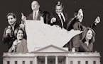 Since 1972, nine Minnesotans have run for president. Among them (left to right): Amy Klobuchar, Dean Phillips, Hubert Humphrey, Walter Mondale, Tim Pa