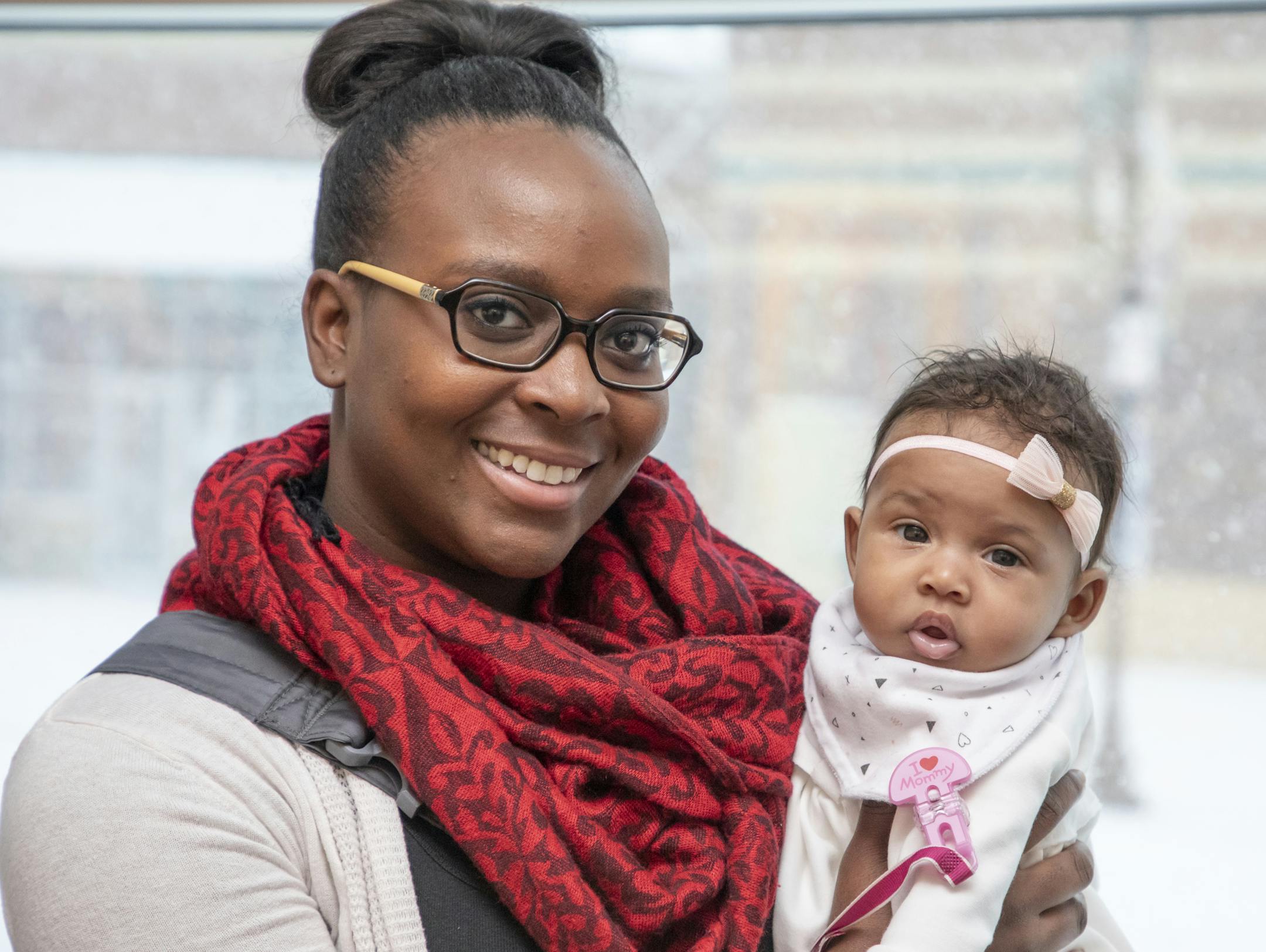Latrice Woods and Brooklynn.