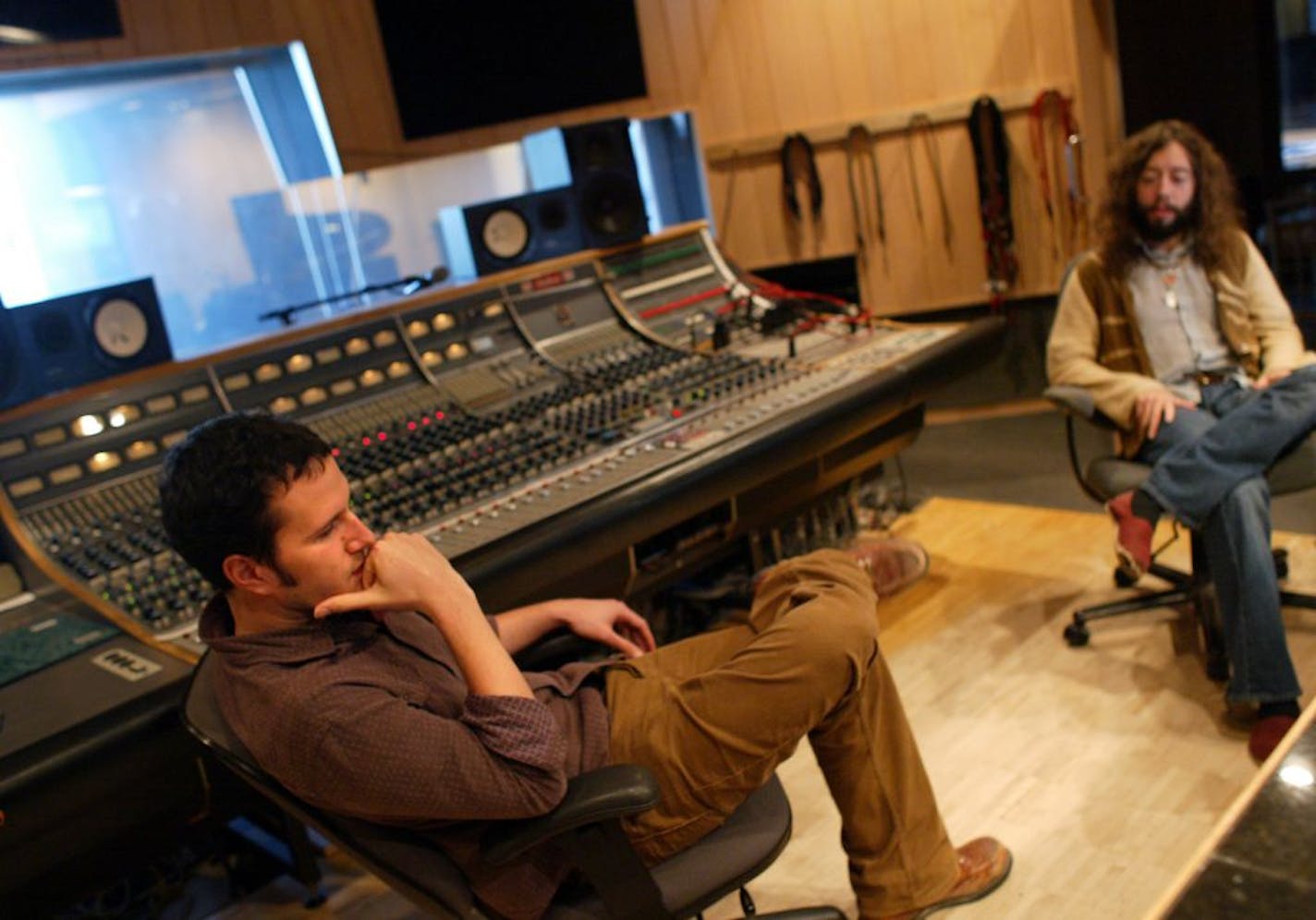 Mason Jennings, left, set up shop at Pachyderm for his "Boneclouds" album in 2005, before the Cannon Falls studio's decline.