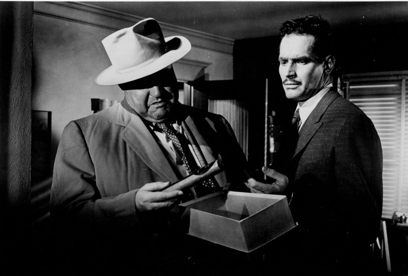 Orson Welles' 1958 classic, "Touch of Evil," with Charlton Heston