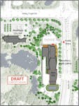 A draft schematic of the Woodbury public safety campus shows what its footprint might look like after a planned-for expansion.