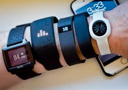 Fitness monitors aim to improve health by helping users track and boost their activity levels.