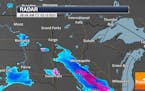 Heavy band of snow tracking closer to Twin Cities this morning