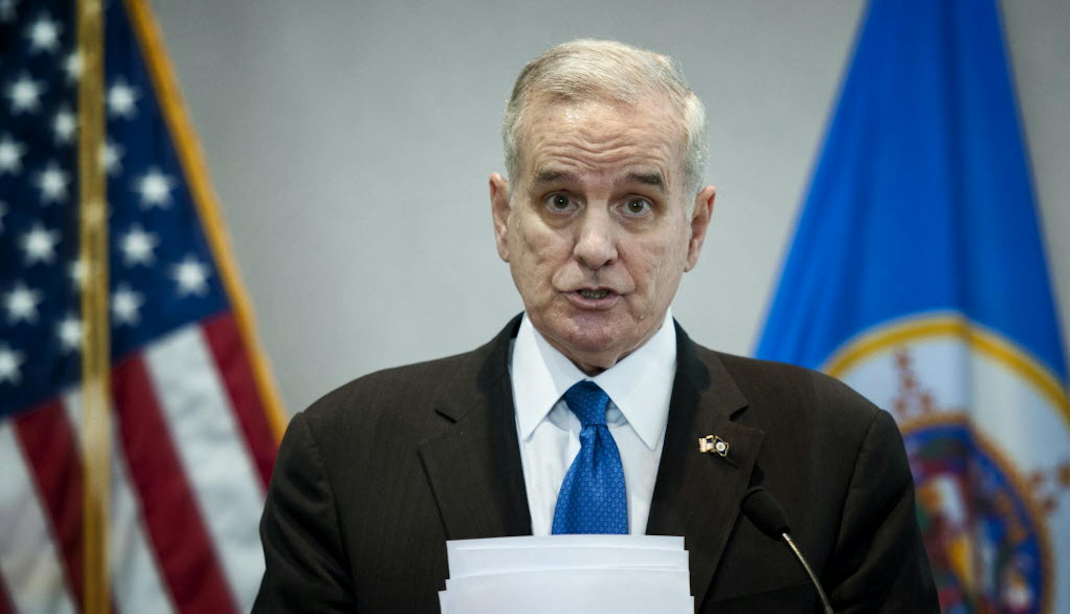 Gov. Mark Dayton unveiled his budget proposal in January.