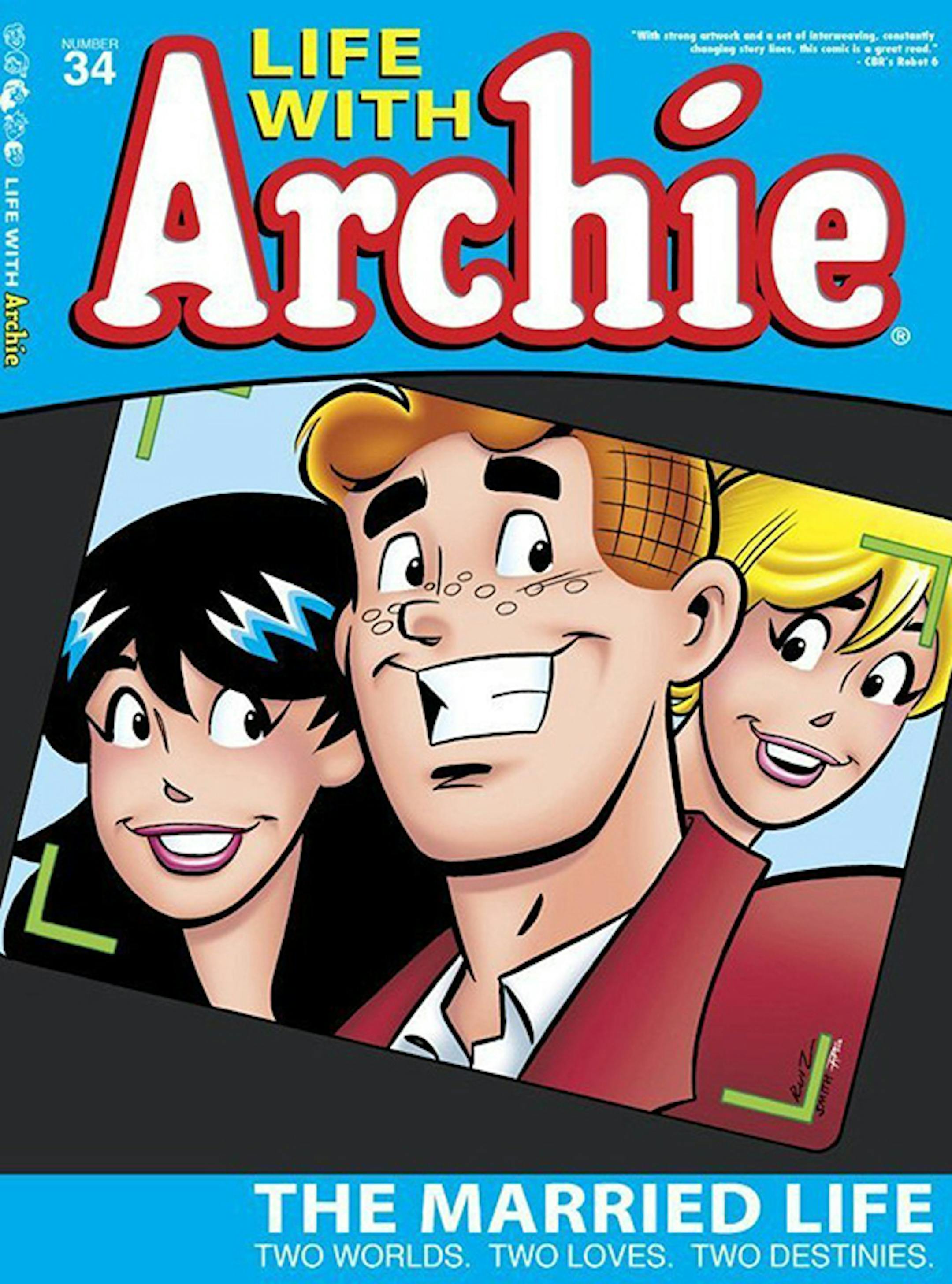 "Life with Archie" is an ongoing magazine telling two different what-if stories, one with Archie married to Veronica, and one with Archie married to Betty. (Courtesy Archie Comics/MCT) ORG XMIT: 1148742