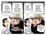 Sack cartoon: Texas' abortion legislation