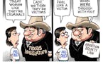 Sack cartoon: Texas' abortion legislation