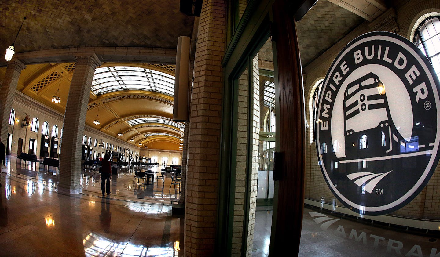 Amtrak service in the Twin Cities will begin operating May 7 out of Union Depot in downtown St. Paul, more than 40 years after passenger trains last used this historical train station. ] JIM GEHRZ &#x201a;&#xc4;&#xa2; jgehrz@startribune.com / St. Paul, MN / April 2, 2014 / 12:00 PM