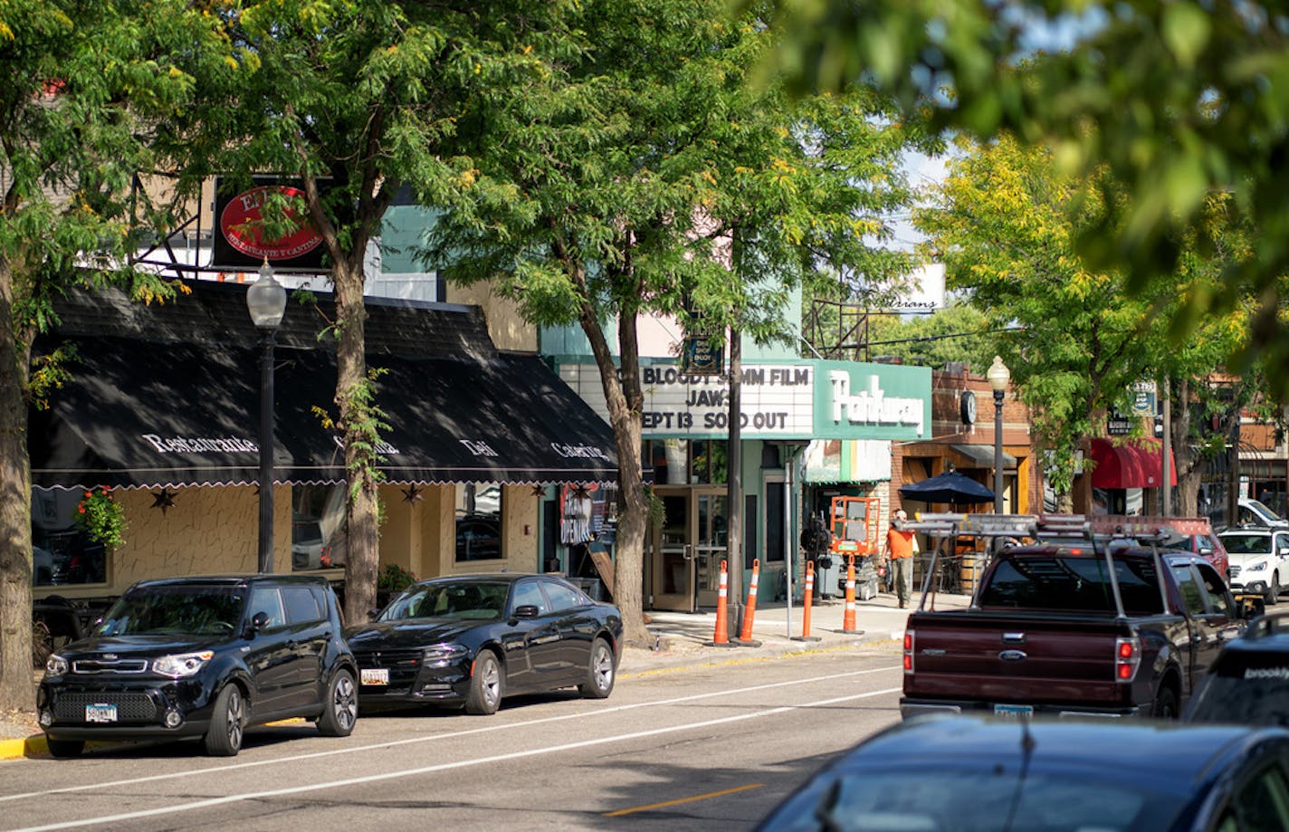 The restaurant leased its space from the co-owners of the adjacent Parkway Theater.