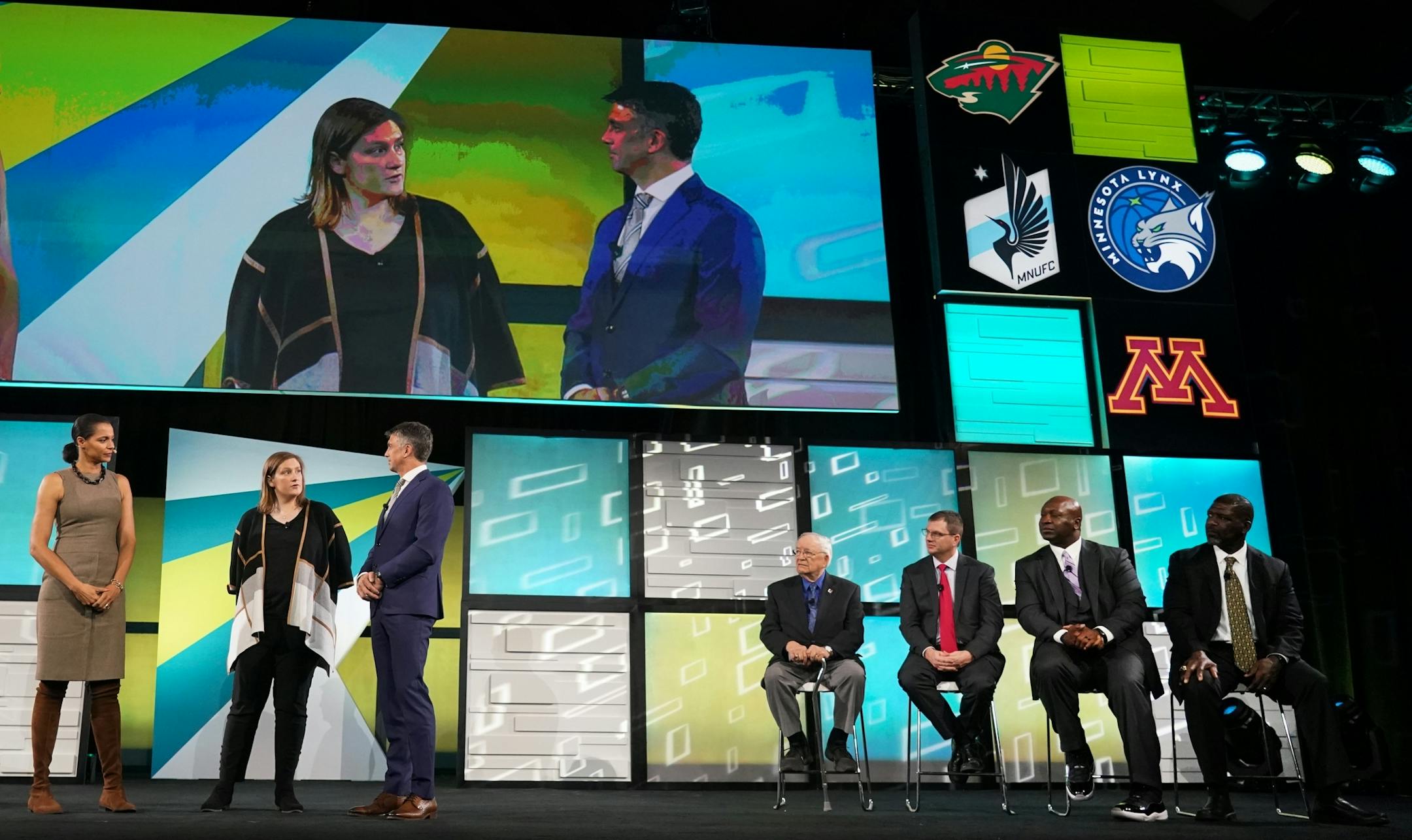 Six sports figures were inducted into the Star Tribune Sports Hall of Fame, a ceremony held during the Minnesota Sports Awards presented by Sports Minneapolis.