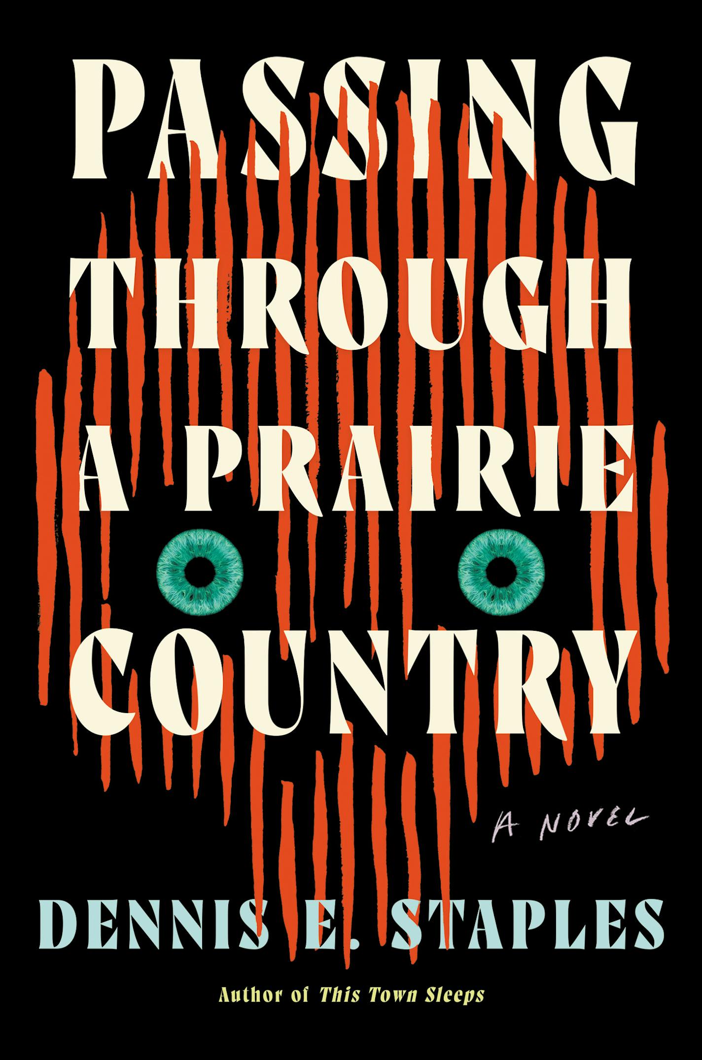 cover of Passing Through a Prairie Country features an impressionistic skull