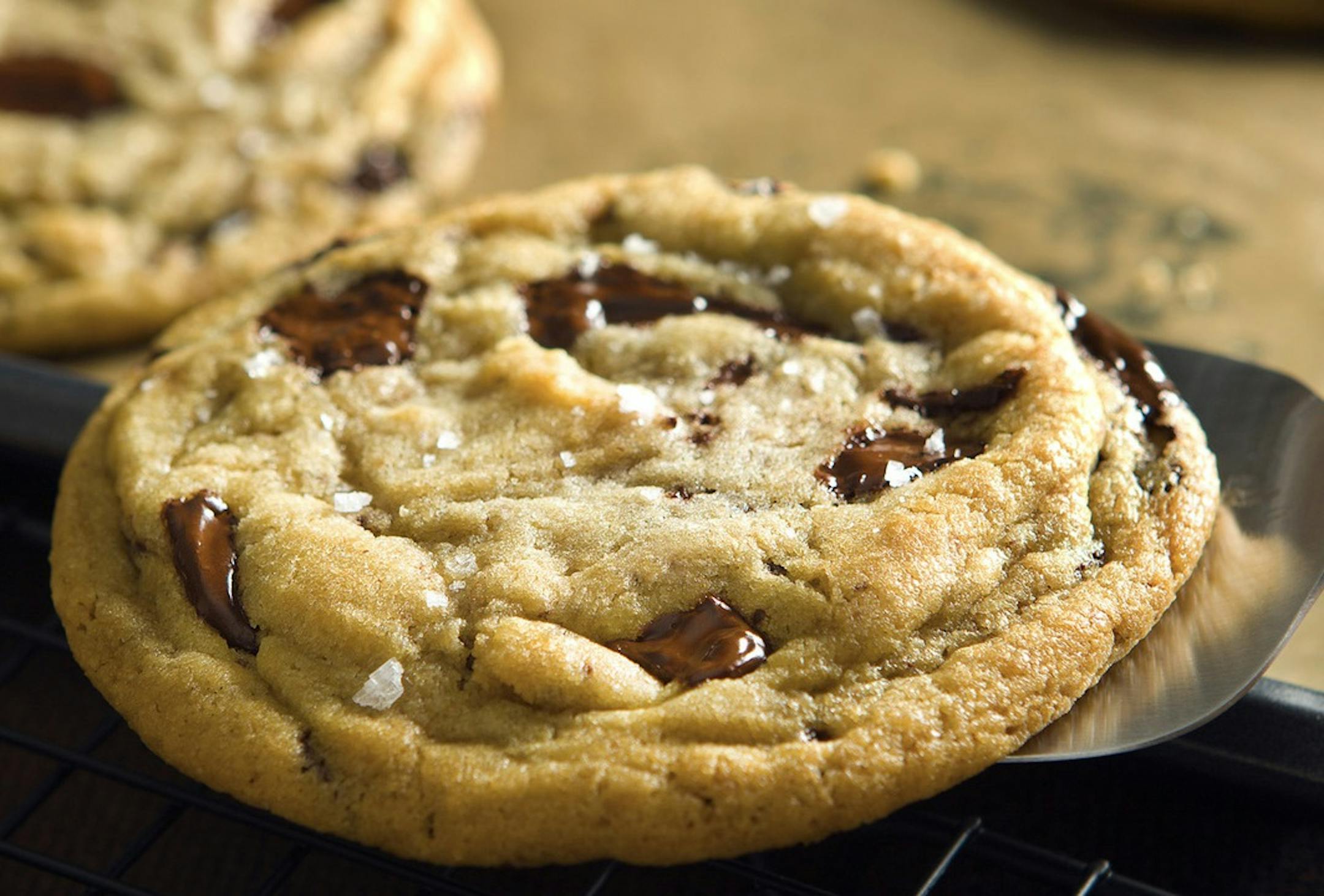 Chocolate chip cookies. A sprinkling of sea salt just before baking adds a distinctive dimension to chocolate chip cookies.