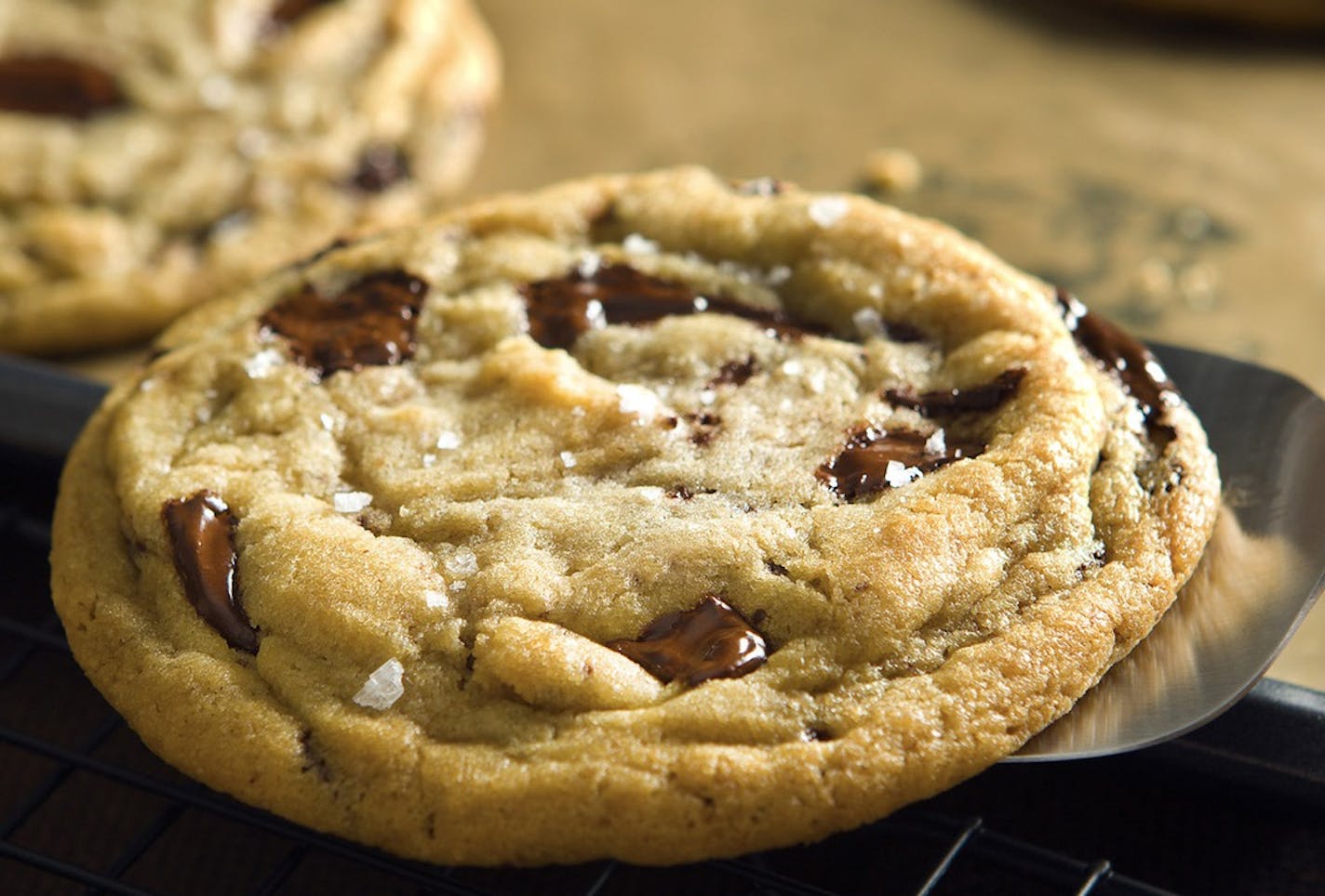 Chocolate chip cookies. A sprinkling of sea salt just before baking adds a distinctive dimension to chocolate chip cookies.