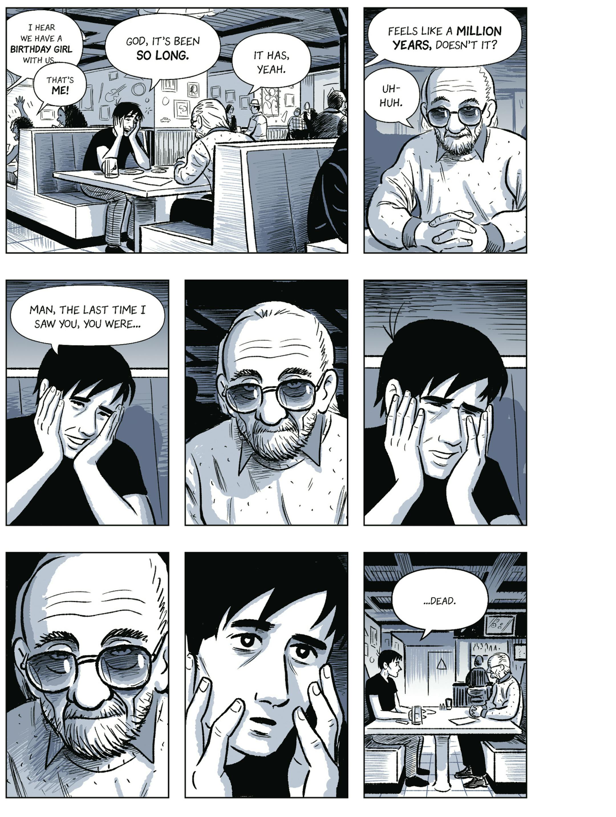 Interior art from Scott McCloud's "The Sculptor."