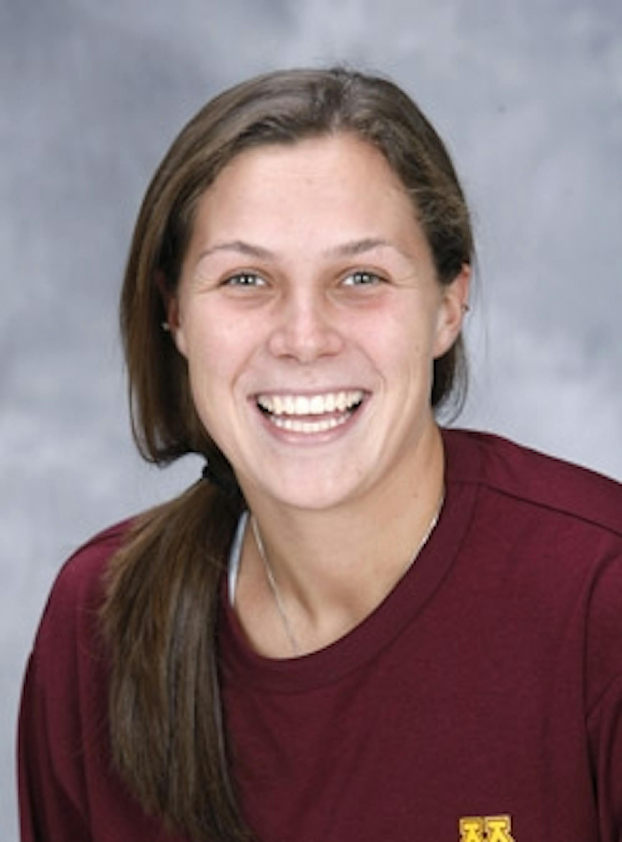 Gophers defenseman Megan Bozek