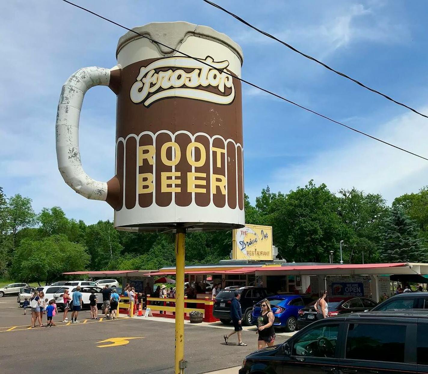 The Drive In, in Taylors Falls.