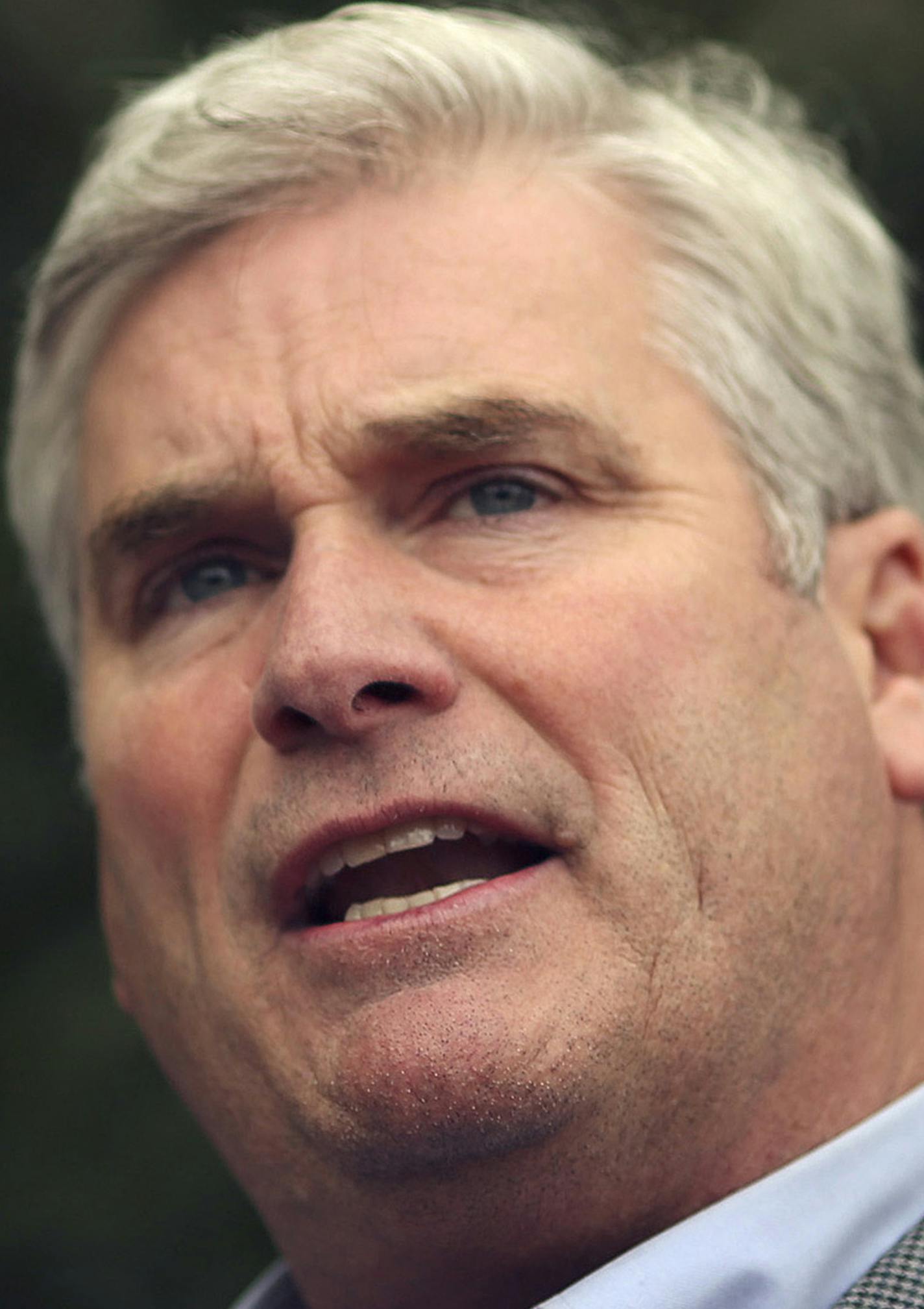 U.S. Rep. Michele Bachmann's decision to not seek re-election lit a frenzy of ambition among Sixth District Republicans. The first to come out blazing is 2010 gubernatorial candidate Tom Emmer. On Wednesday evening Emmer announced his bid for the seat Bachmann will abandon next year. He is the first candidate to announce his campaign but he will not be alone for long. Tom Emmer announced his bid for the Sixth Congressional District seat before a small crowd of supporters at River Front and Lions