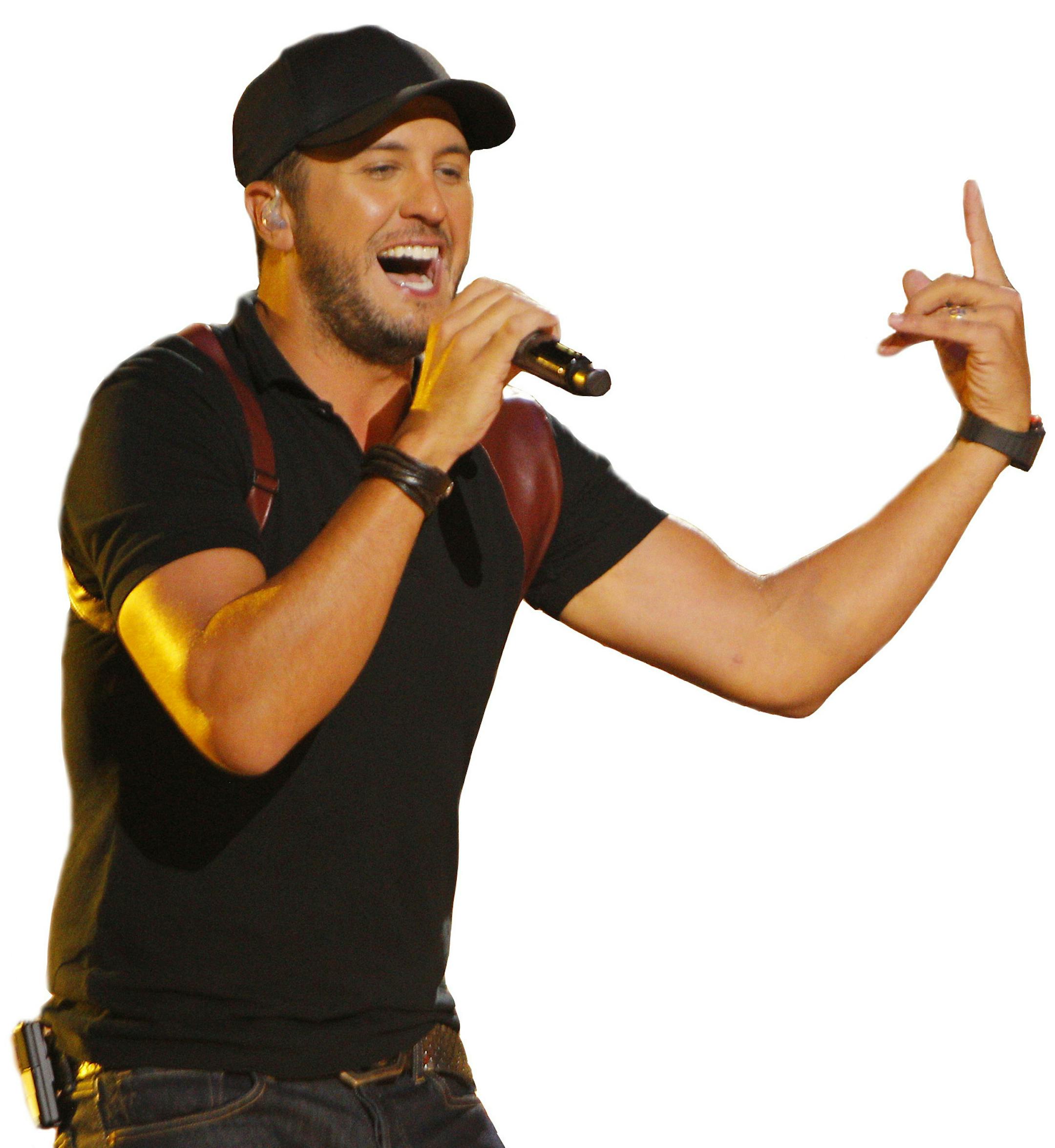 Luke Bryan performs at the CMT Music Awards at Bridgestone Arena on Wednesday, June 10, 2015, in Nashville, Tenn. (Photo by Wade Payne/Invision/AP) ORG XMIT: MIN2015061509454407