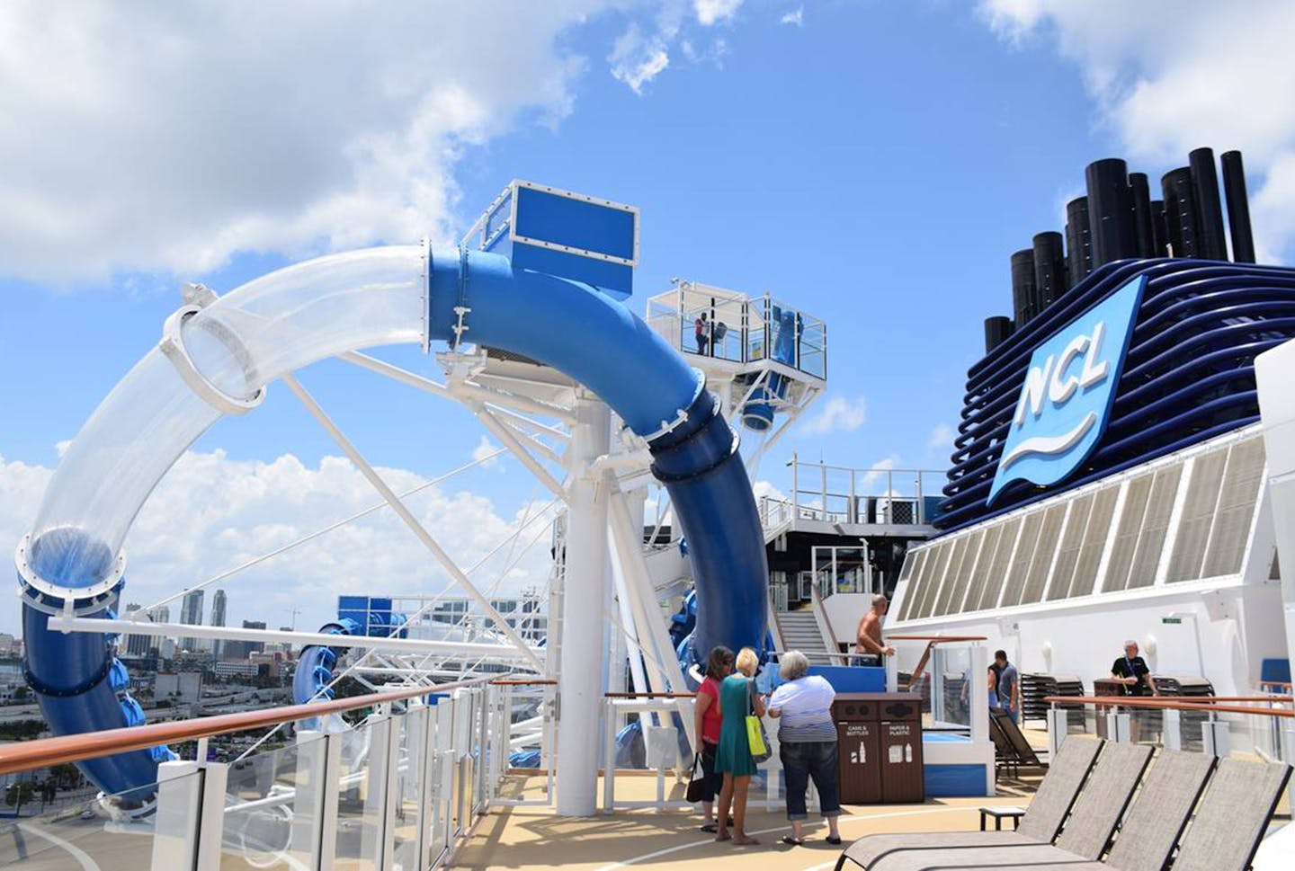 Ocean Loops is one of two major water slides on the Norwegian Bliss.
(Chabeli Herrera/Miami Herald/TNS)