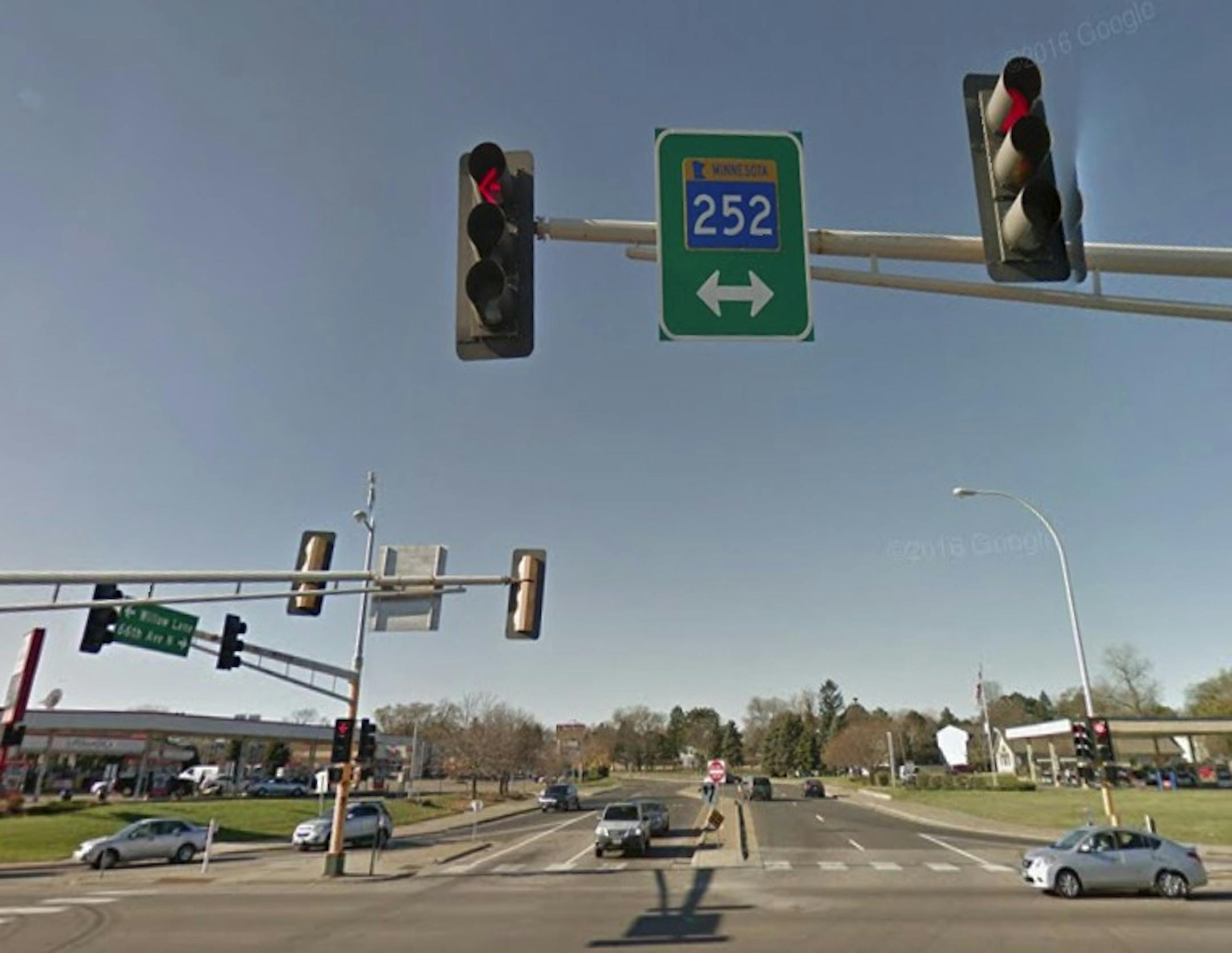 The intersection of Hwy. 252 and 66th Avenue, a quarter-mile north of I-694, is one of the metro area's most dangerous.