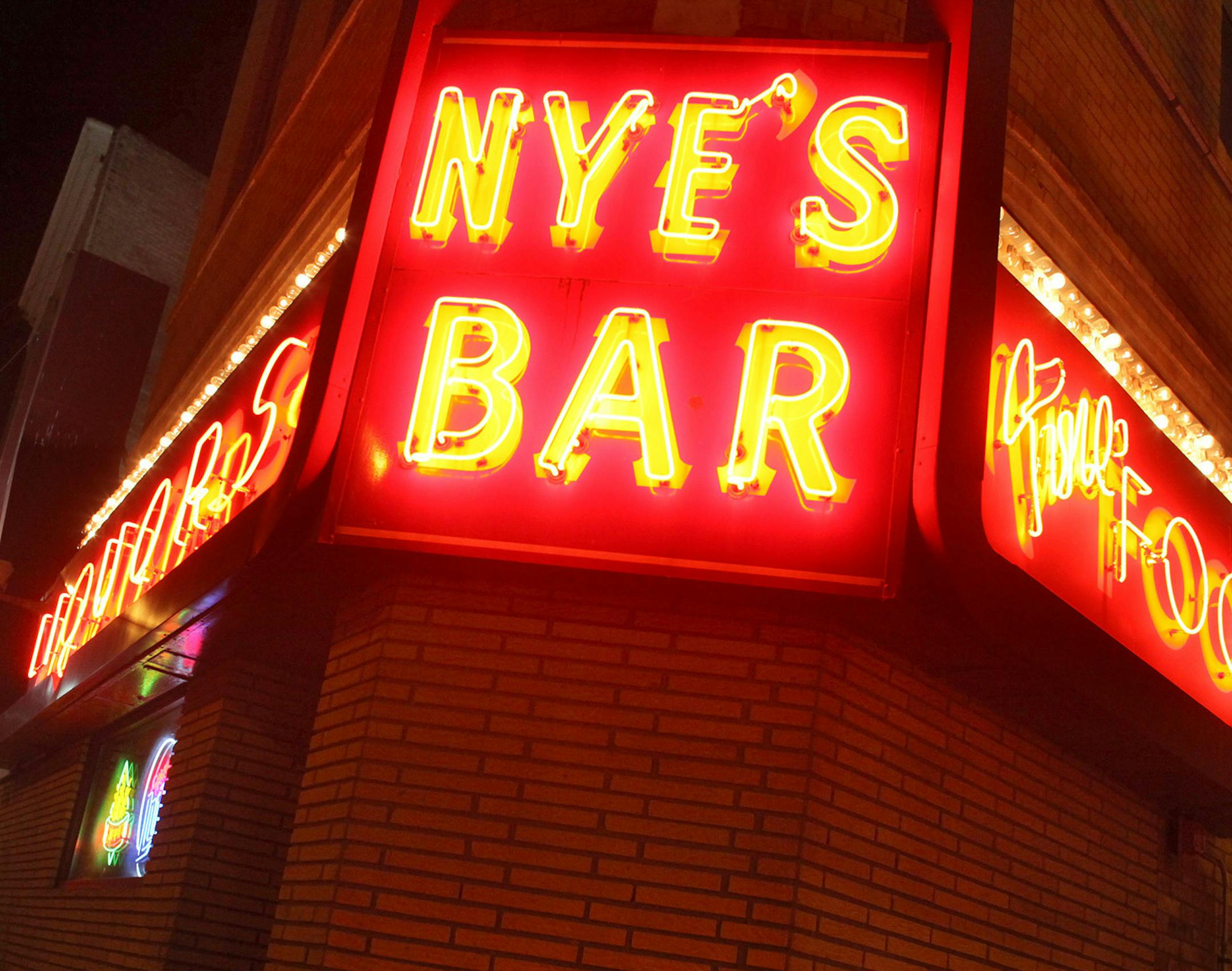 TOM WALLACE ‚Ä¢ twallace@startribune.com Assign# 00007011A slug_dumps0326 Date: March 10 2009 Photos for Bill Ward‚Äôs essay on why we love 'Dive' places, This is a round-up of some favorites. Al‚Äôs - breakfast spot, Uptown theater, Nyes Polonaise - the polka bar side, Reds Savoy Pizza - 7th st, East St Paul, Midway used books, The Wienery. Ranham Bowl---] Nye‚Äôs Bar is the home of the Ruth Adams and the World's Most Dangerous