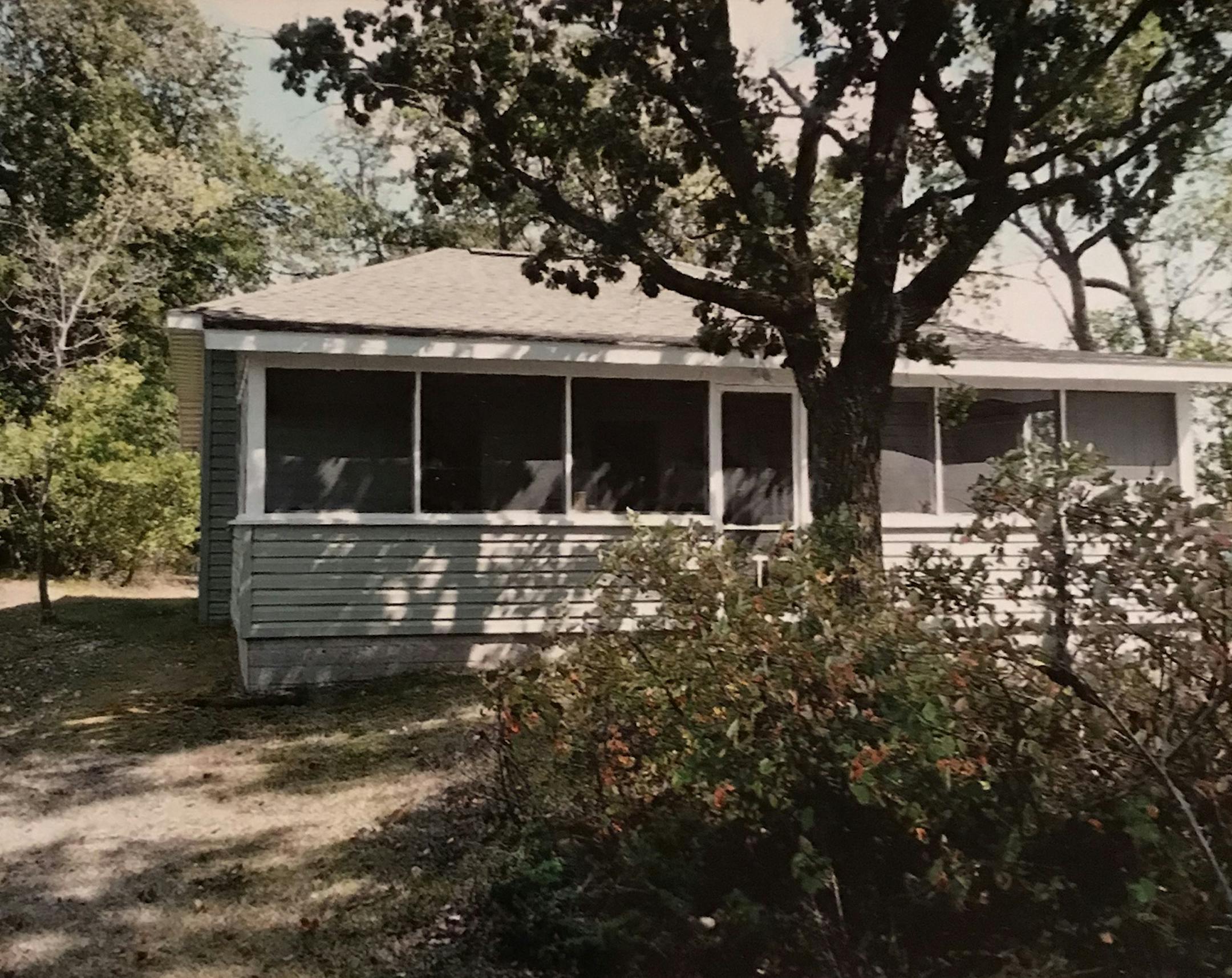 The cabin in the Perham Lakes area.